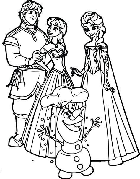 Frozen Coloring Pages Free Printable In The Section Frozen Coloring
