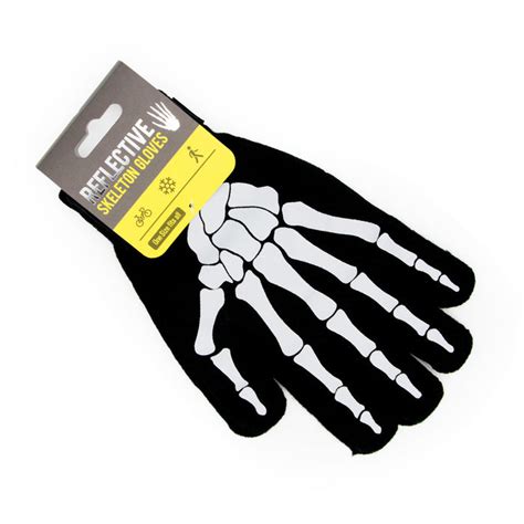 Skeleton Hand Gloves Reflective — That Bloke