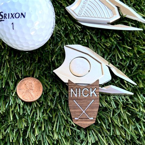 Personalized Golf Ball Marker Divot Tool Groomsmen Ts Etsy