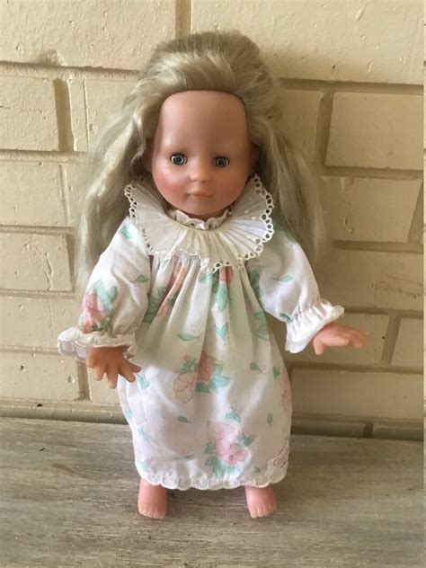Vintage Doll Corolle Doll Blond Hair Blue Sleepy Eyes Dolls