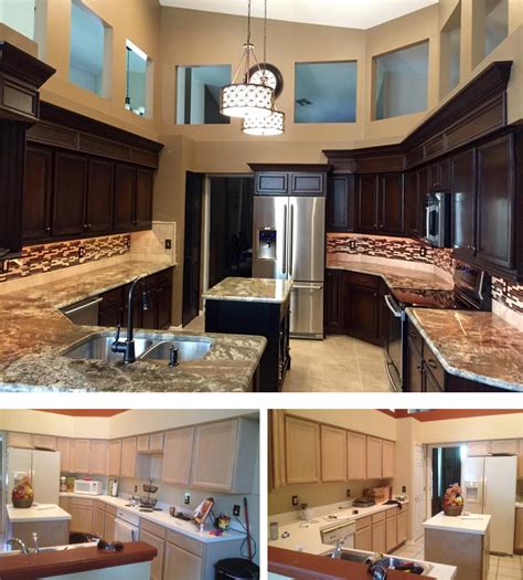 When her kitchen was complete, i sat down with her to have her describe in detail the process of painting her cabinets with the java gel. Kitchen Transformation in Java Gel Stain | General ...