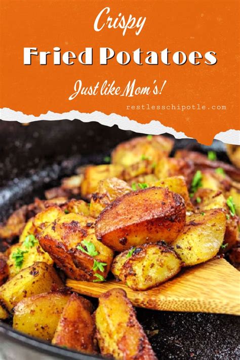 And turn them into these beautiful, golden cubes of happiness? Crispy Fried Potatoes | Recipe | Potato side dishes, Fried ...