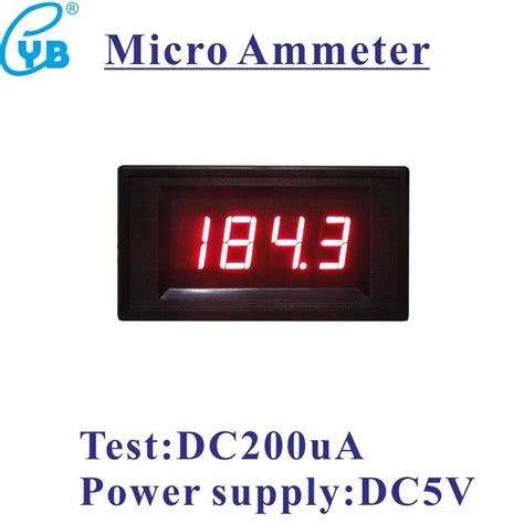Micro Ampere Meter Dc 200ua Current Meter Led Digital Ammeter Dc Amp