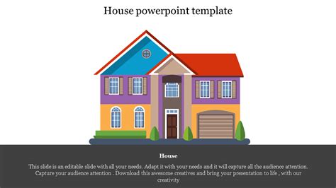 Shop Now House Powerpoint Template Presentation Slides