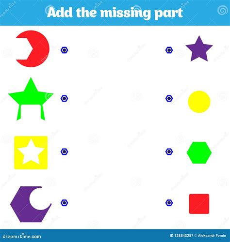 Puzzle Game Visual Educational Game For Children Task Find The