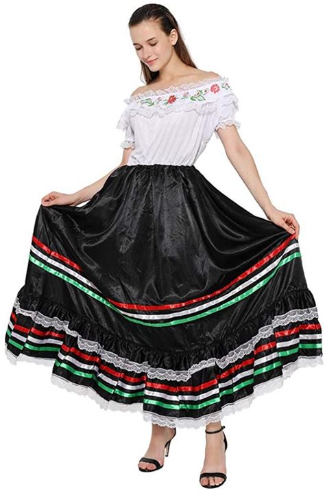 Mexican Skirt Attire Plus Size