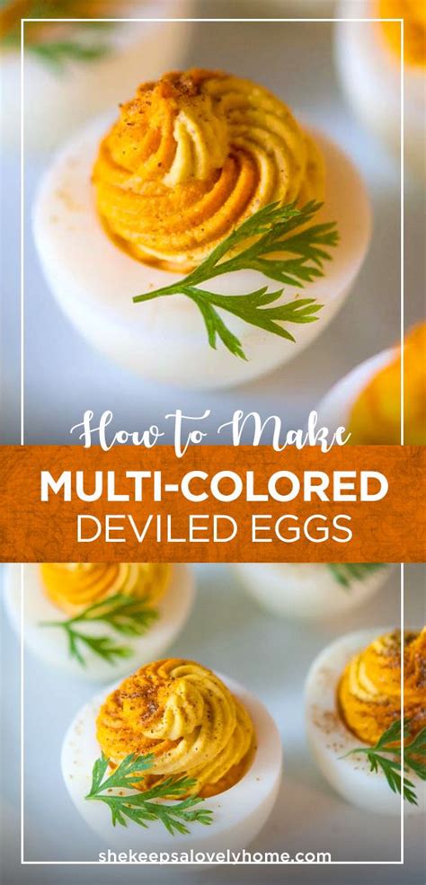 Multi Colored Deviled Eggs Are So Simple To Create And Look So Pretty I
