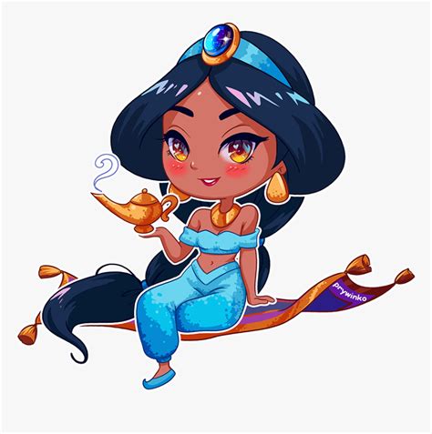 Chibi Disney Princess Jasmine Hd Png Download Kindpng
