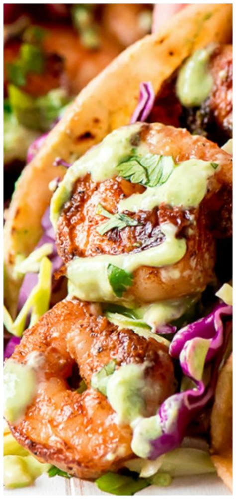 Don't forget the hot sauce. Best Ever Shrimp Tacos ~ Quick, easy and delicious ...