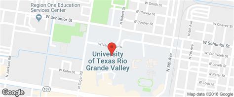 Utrgv Parking Map