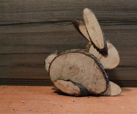 Easter Bunny From Logs Instructables