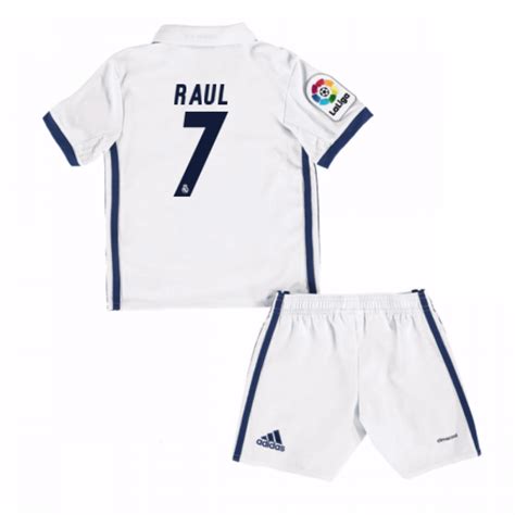 2016 17 Real Madrid Kids Home Mini Kit Raul 7 Ai5192 89739 7003