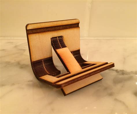 Laser Cut Wooden Phone Stand : 3 Steps - Instructables