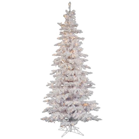Oct 13, 2017 · depending on the size of your tree, the amount of lights you need will vary. 9 foot Flocked White Slim Spruce Christmas Tree: Clear ...