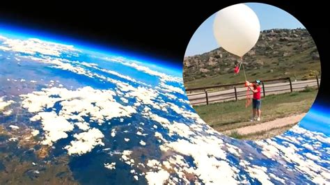 Weather Balloon With Go Pro Attached Captures Spectacular Video Of