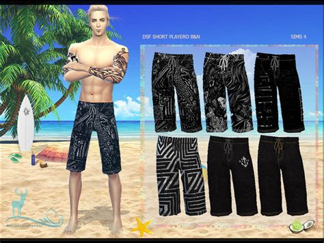 Dansimsfantasys Dsf Short Swimwear Bandn Sims 4 Updates ♦ Sims 4