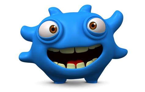 Wallpaper Monster Monster Smile Cartoon Character