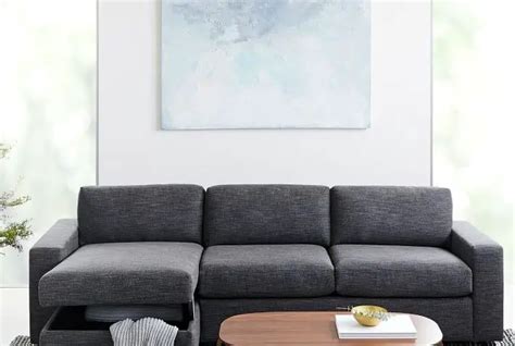 West Elm Urban Sofa Dimensions Baci Living Room