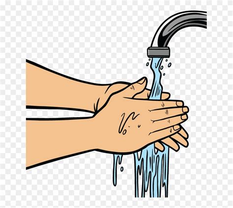 Jpg Royalty Free Stock Clipart Washing Hands - Hand Wash Black And