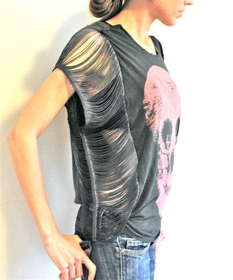 Diy Projects To Try Make Your Own Fringe T Shirt Pretty Designs