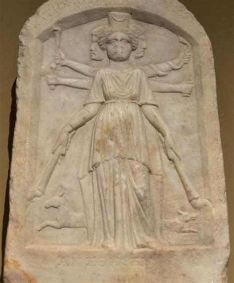 Votive Relief Statue Of Hecate Circa 2nd 3rd C Ad At The Varna