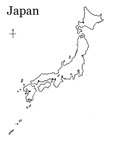 This is an outline map of japan showing administrative borders by prefectures. Japan map outline - Outline map japan (Eastern Asia - Asia)