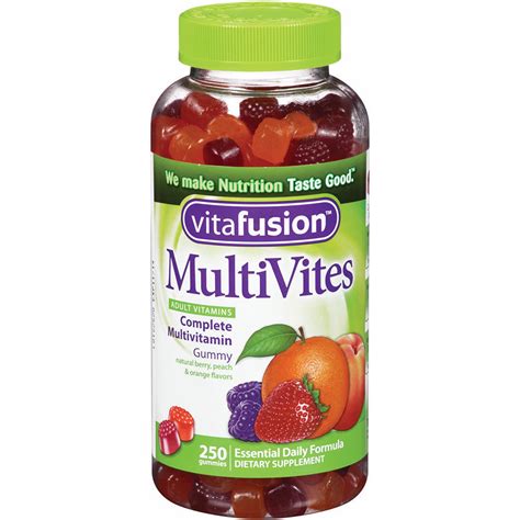 vitafusion multivites adult s chewable gummy multivitamin dietary supplement 250 ct bjs