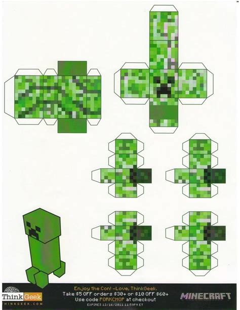 Pin By Mago Robles On Origami Minecraft Printables Diy Minecraft