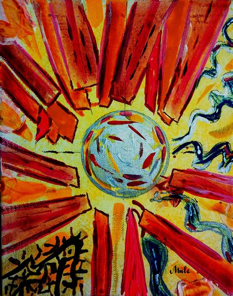 Eucharist With Holy Spirit And Thorns Abstract Christian Art