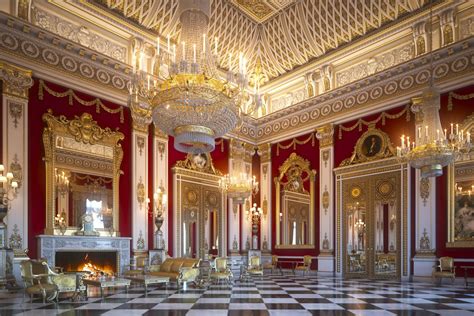 Stunning Buckingham Palace Red Mood 3d Scene Room 3d Model