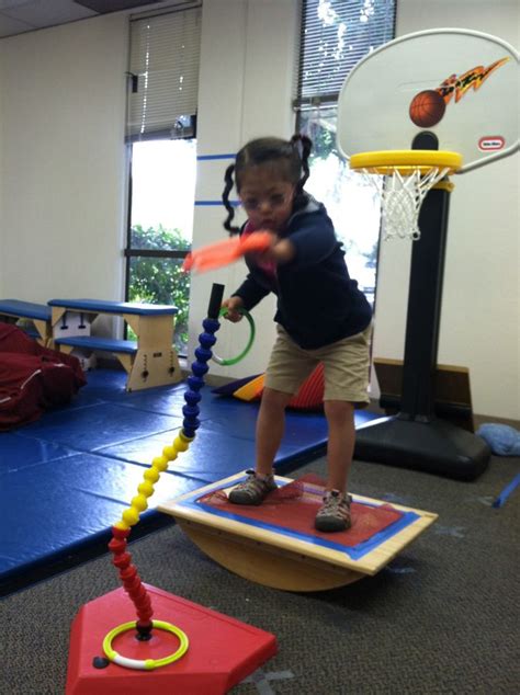 Using A Balance Board Occupational Therapy Activities