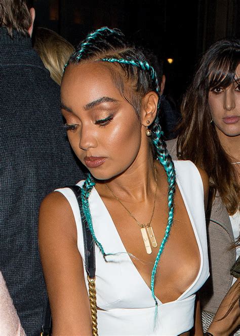 She's an 20 year old british singer and she's in the. Leigh-Anne Pinnock Straight Dark Brown Cornrows Hairstyle ...