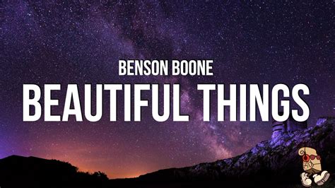 Benson Boone Beautiful Things Lyrics Youtube