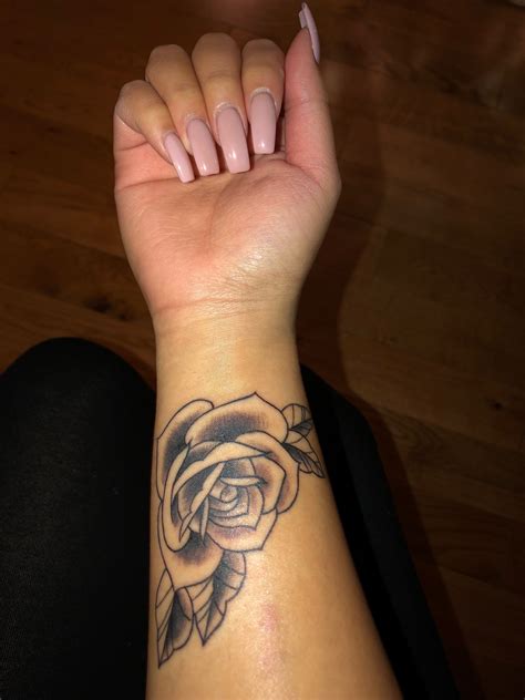 Rose Wrist Flower Tattoo Rose Tattoos On Wrist Flower Tattoos Small