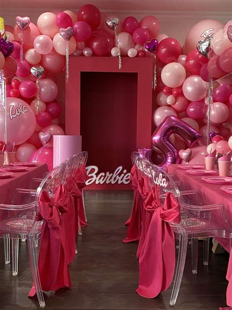 Girls Barbie Birthday Party Barbie Theme Party Girl Birthday Themes