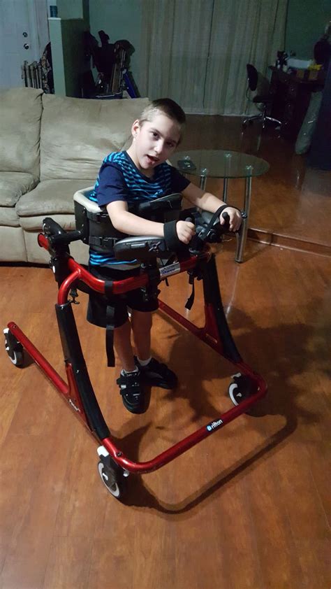 Spastic Quadriplegic Cerebral Palsy Large Rifton Gait Trainer