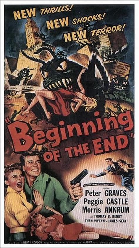 Beginning Of The End Portrait Alien Invasion B Movie Posters