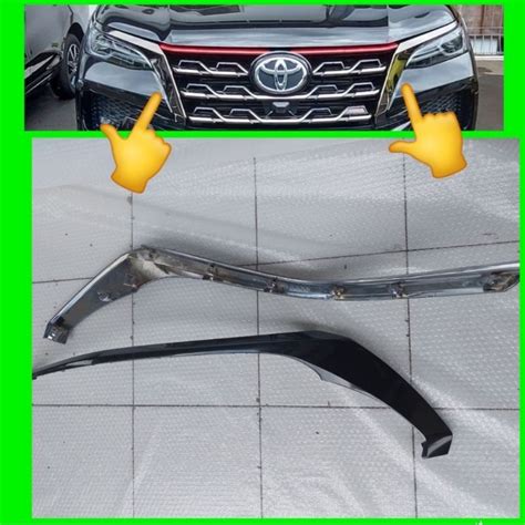 Jual List Garnish Samping Headlamp Fortuner Vrz Original