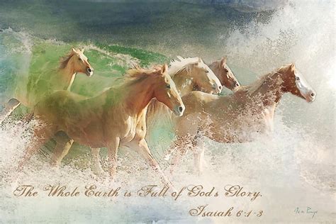 Scripture Art Waves Of Gods Glory Digital Art By Jennifer Page