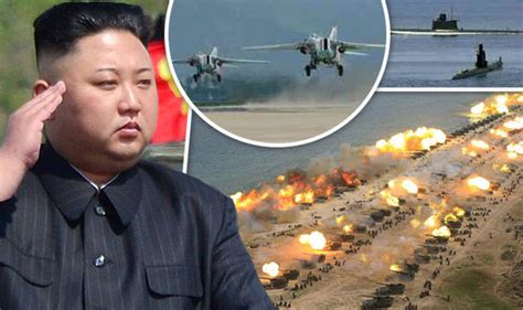 Ready For War Kim Jong Un Shows Off North Korea Army World News