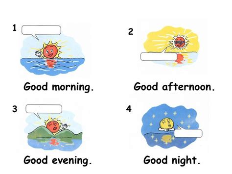 Morning Noon And Night Worksheets For Kindergarten Basic Computation
