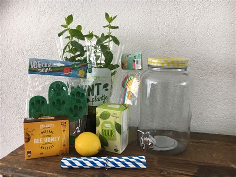 DIY Zelf groene ice tea maken met gratis printable free