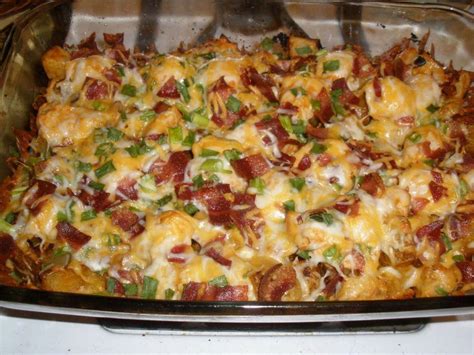 Once the casserole is in the oven, you have time to make a side dish and set the. Gina's Favorites: Loaded Potato and Chicken Casserole