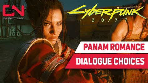 Cyberpunk 2077 Panam Romance Dialogue Choices Youtube