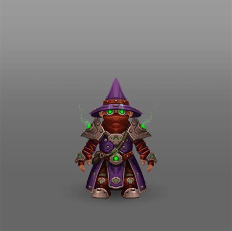Arthur Lorenz World Of Warcraft Racial Class Armor Design Gnome
