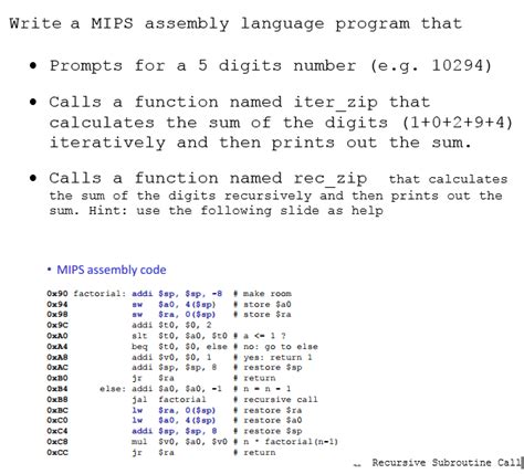 Write A MIPS Assembly Language Program That Prompts Chegg Com
