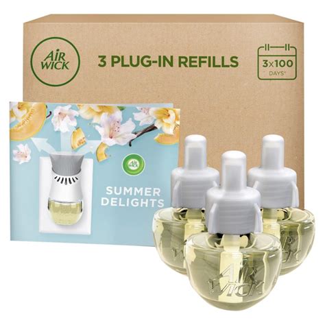 Air Wick Plug In Refill Summer Delights 19ml 3 Plug In Refills