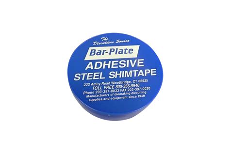 Adhesive Steel Shim Tape Bar Plate