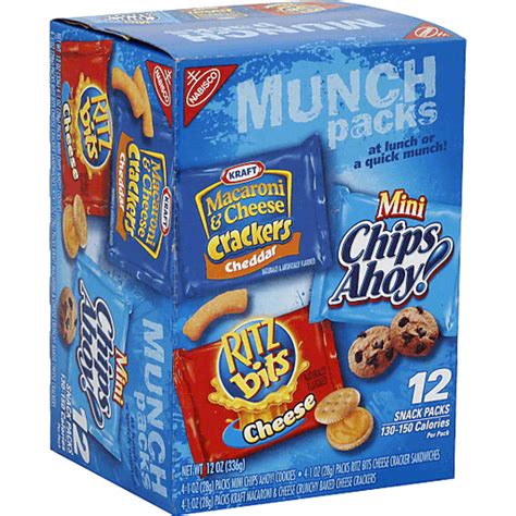 Nabisco Munch Packs Snack Packs Cookies Sun Fresh