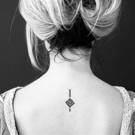 55 Attractive Back Of Neck Tattoo Designs For Creative Juice
